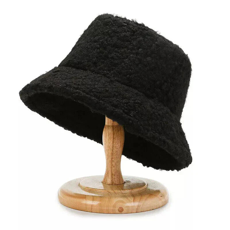 Sombrero de Cubo de Teddy de Moda Cálido - Livia