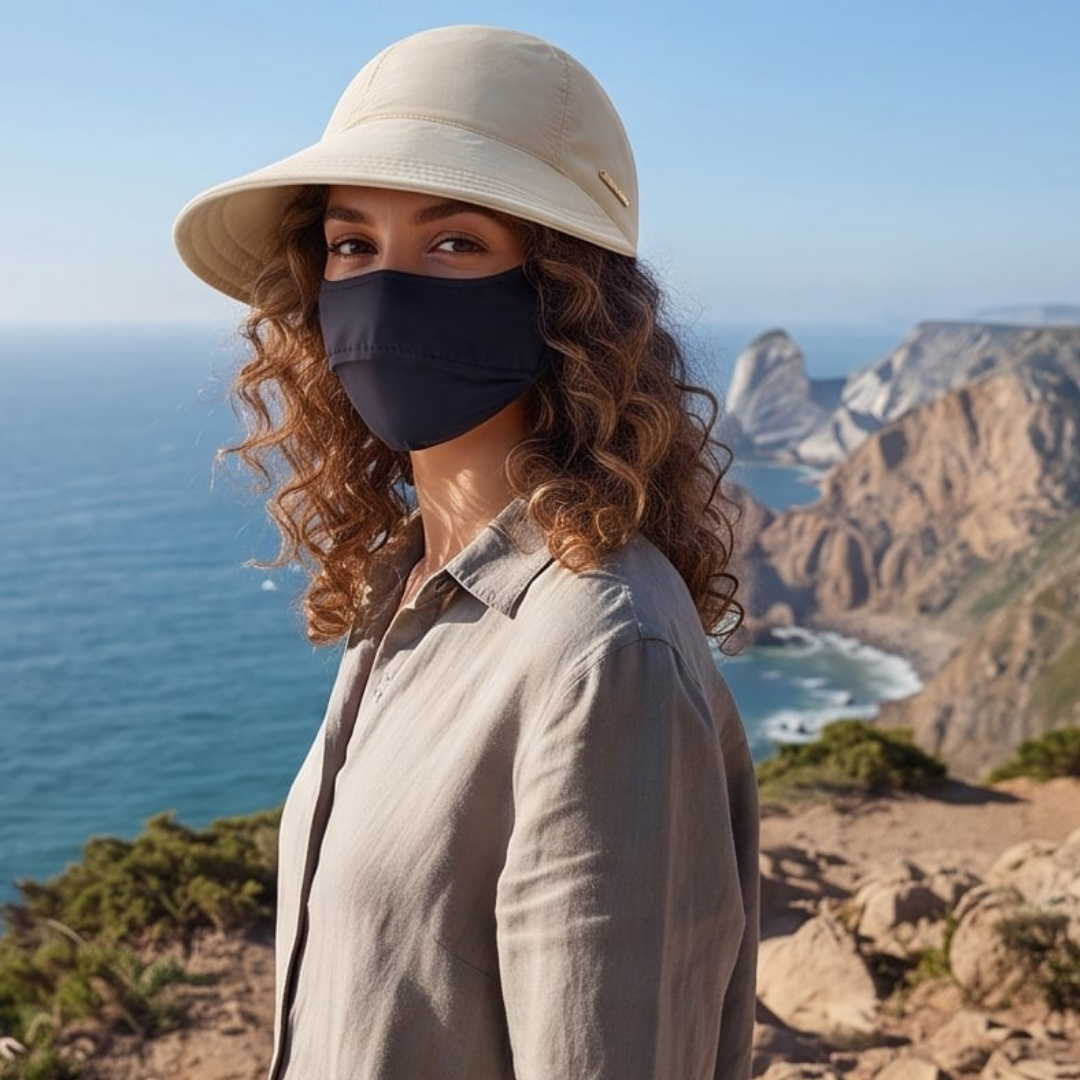 Sombrero para el sol de ala ancha para mujer