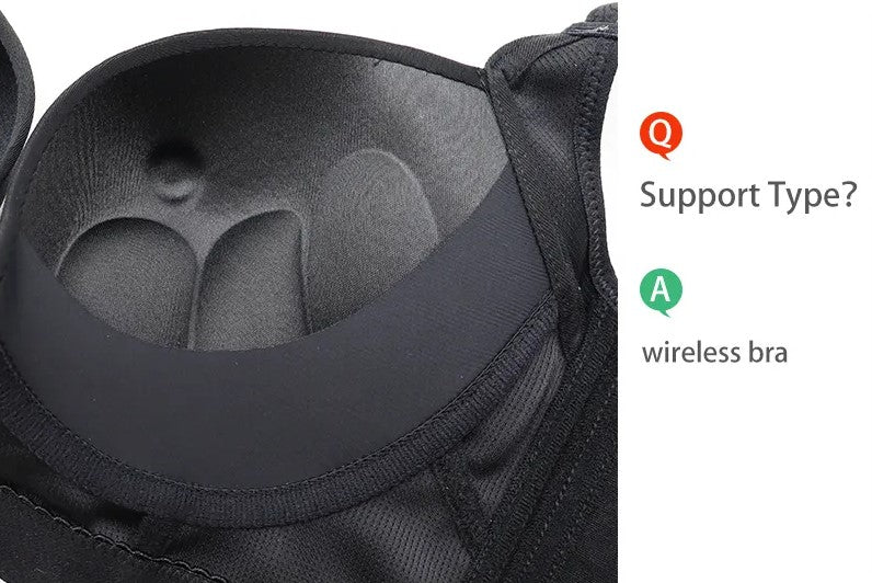 Sostén push-up de talla grande con copas profundas.