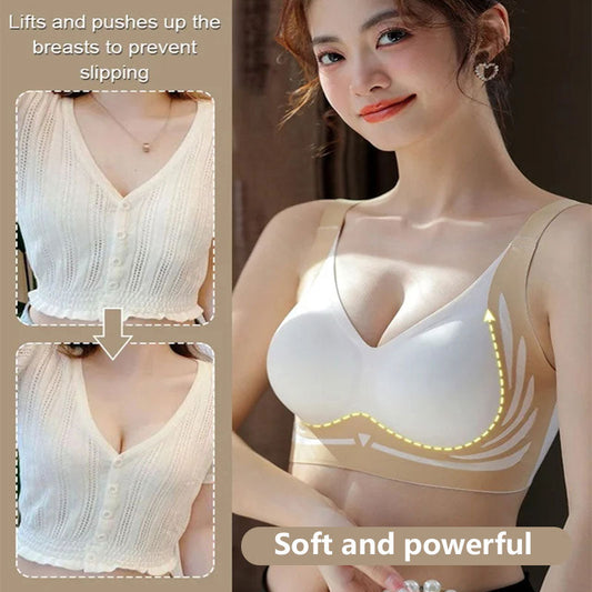 Sostén Push-Up Inalámbrico Elevado con Efecto Antideslizante