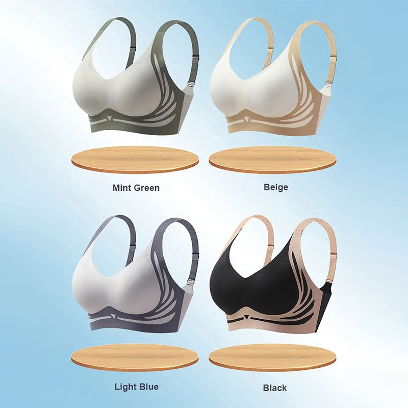 Sostén Push-Up Inalámbrico Elevado con Efecto Antideslizante
