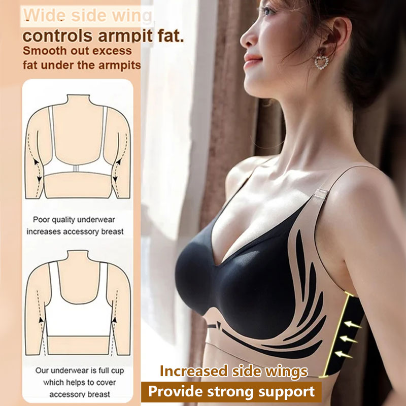 Sostén Push-Up Inalámbrico Elevado con Efecto Antideslizante