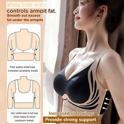 Sostén Push-Up Inalámbrico Elevado con Efecto Antideslizante