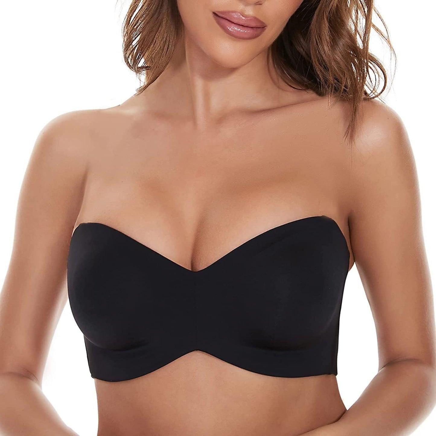 Sostén Sin Costuras para Mujeres de Talla Grande – Tirantes Ajustables, Cierre en la Espalda, Comodidad Ultra Suave para Uso Diario