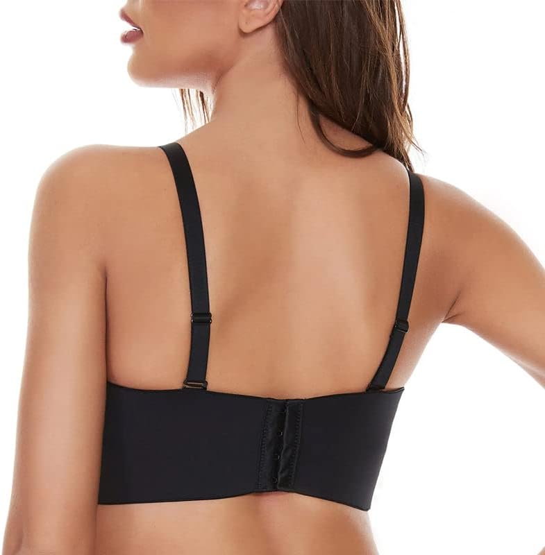 Sostén Sin Costuras para Mujeres de Talla Grande – Tirantes Ajustables, Cierre en la Espalda, Comodidad Ultra Suave para Uso Diario