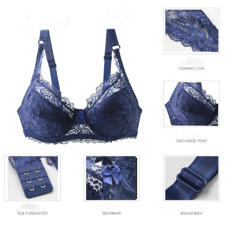 Sostenedor de Encaje Sexy Talla Grande