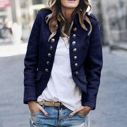 Spada - Blazer de Mujer con Cuello Alto