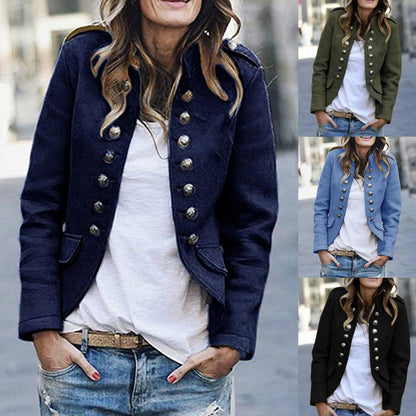 Spada - Blazer de Mujer con Cuello Alto
