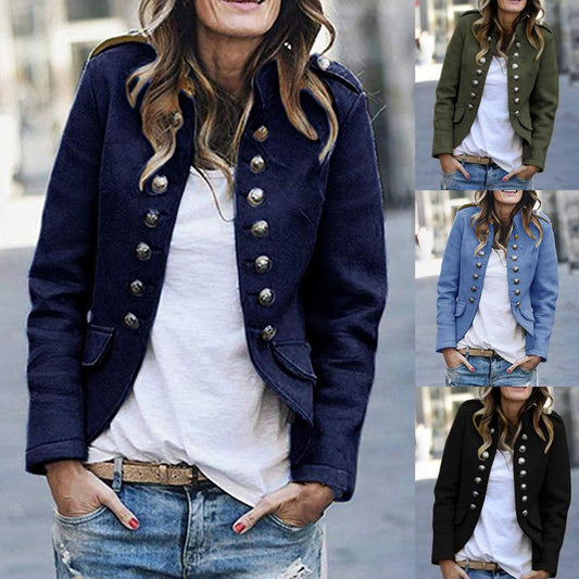 Spada - Blazer de Mujer con Cuello Alto