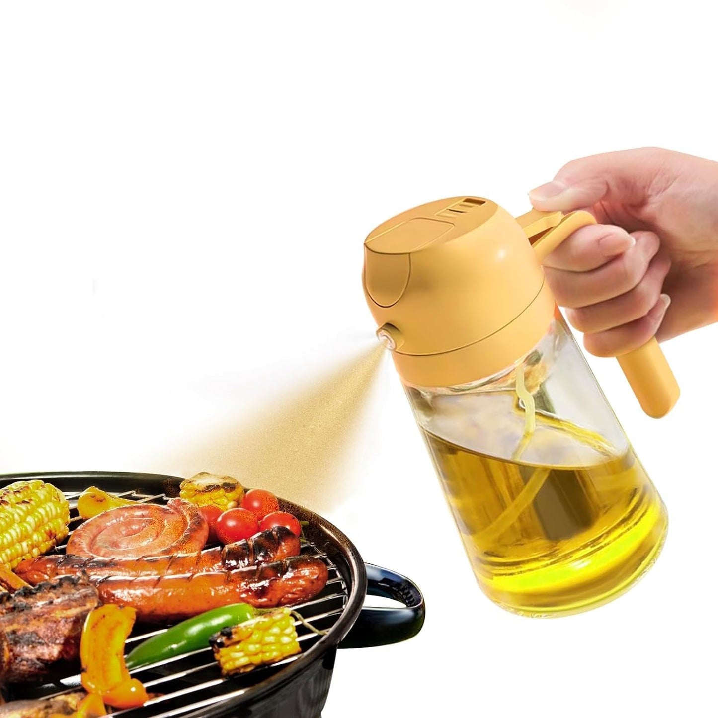 Spray de Aceite de Oliva Premium 2 en 1 - DualSpray