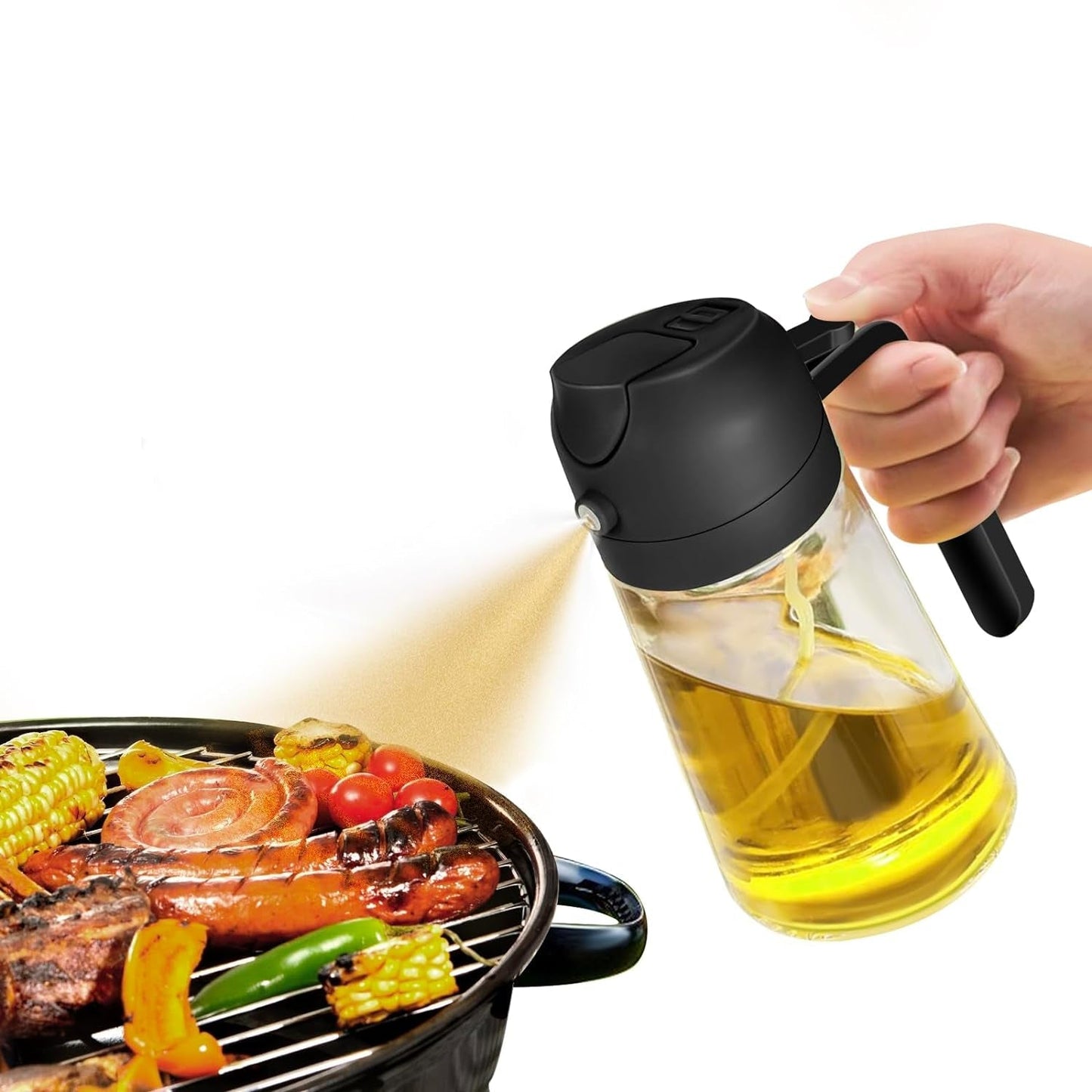 Spray de Aceite de Oliva Premium 2 en 1 - DualSpray