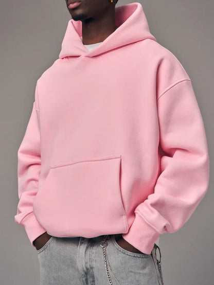 Sudadera cómoda con capucha para hombre
