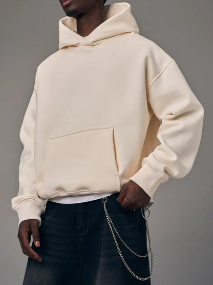 Sudadera cómoda con capucha para hombre