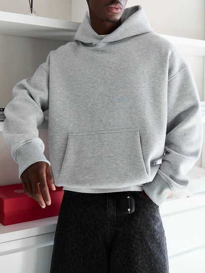 Sudadera cómoda con capucha para hombre