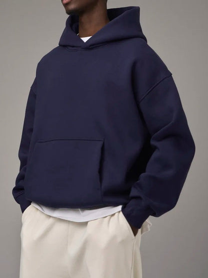 Sudadera cómoda con capucha para hombre