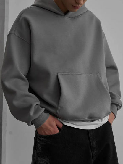 Sudadera cómoda con capucha para hombre