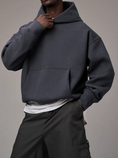 Sudadera cómoda con capucha para hombre