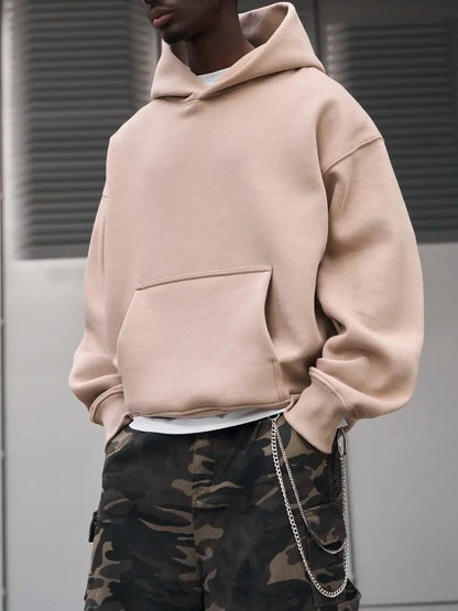Sudadera cómoda con capucha para hombre