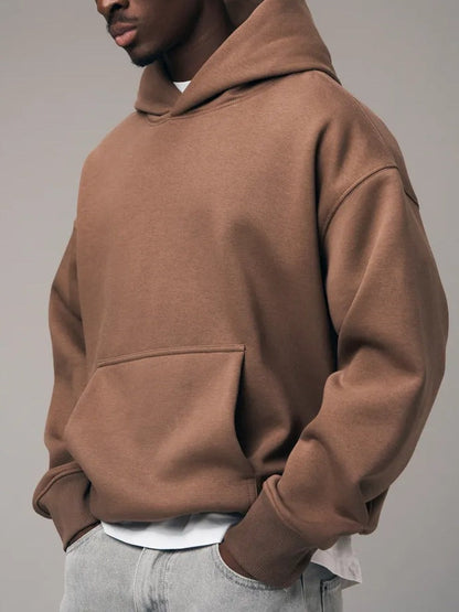Sudadera cómoda con capucha para hombre