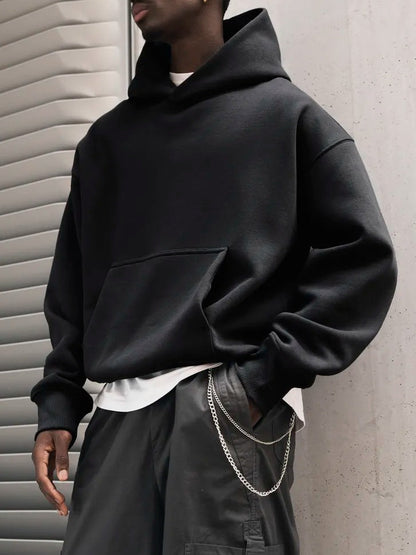Sudadera cómoda con capucha para hombre