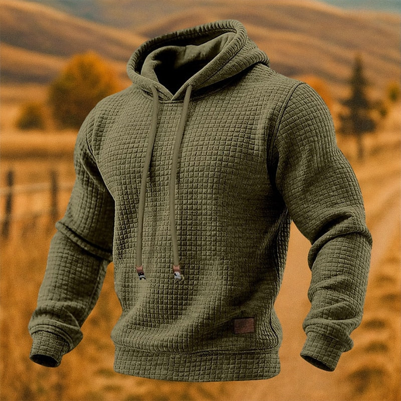 Sudadera con capucha texturizada