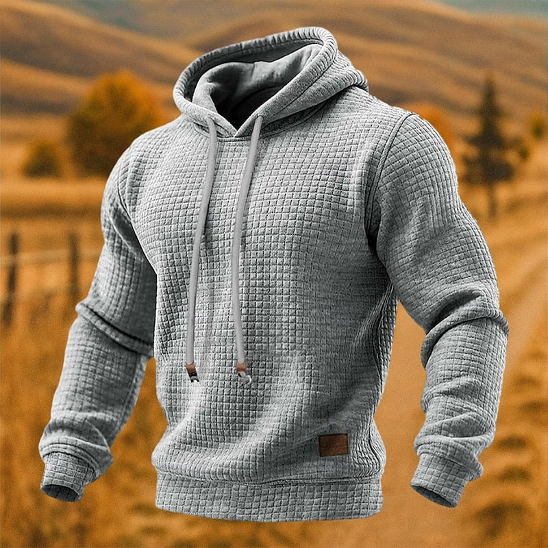 Sudadera con capucha texturizada