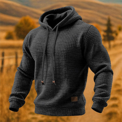 Sudadera con capucha texturizada