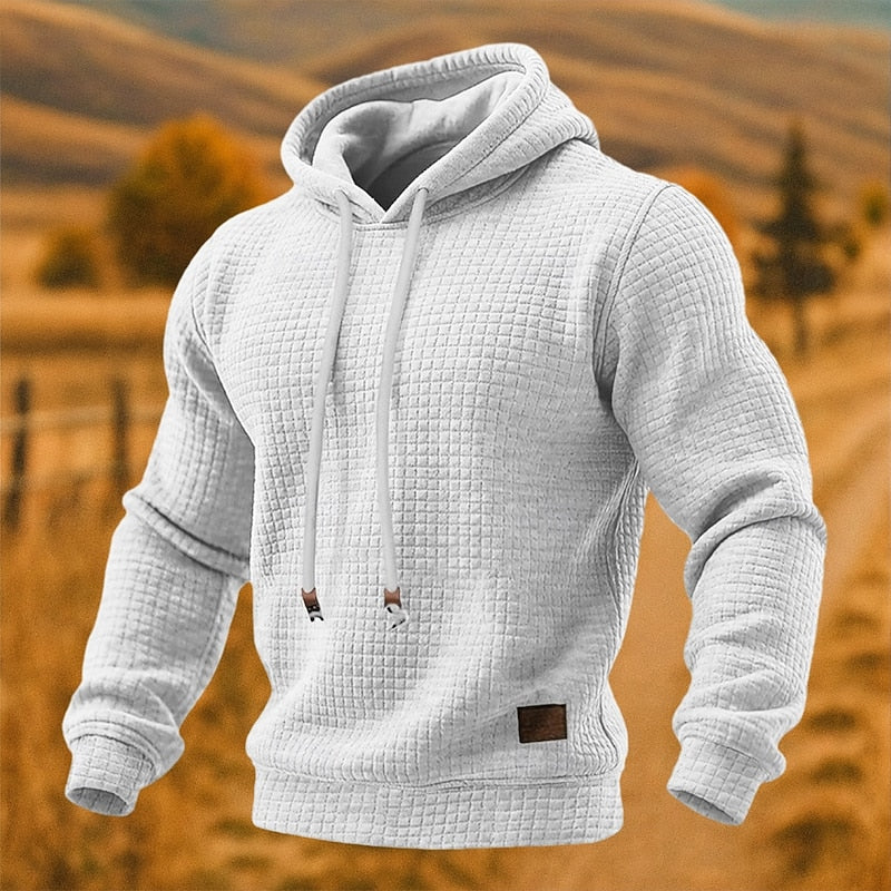 Sudadera con capucha texturizada