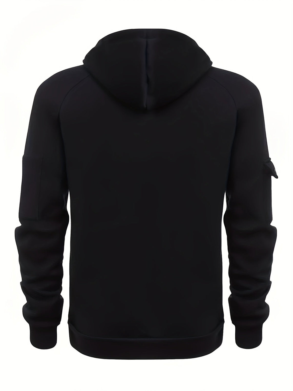 Sudadera con capucha utility y media cremallera