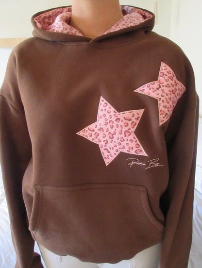 Sudadera con Estrella de Leopardo