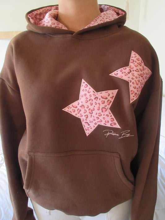 Sudadera con Estrella de Leopardo