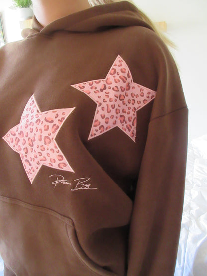 Sudadera con Estrella de Leopardo