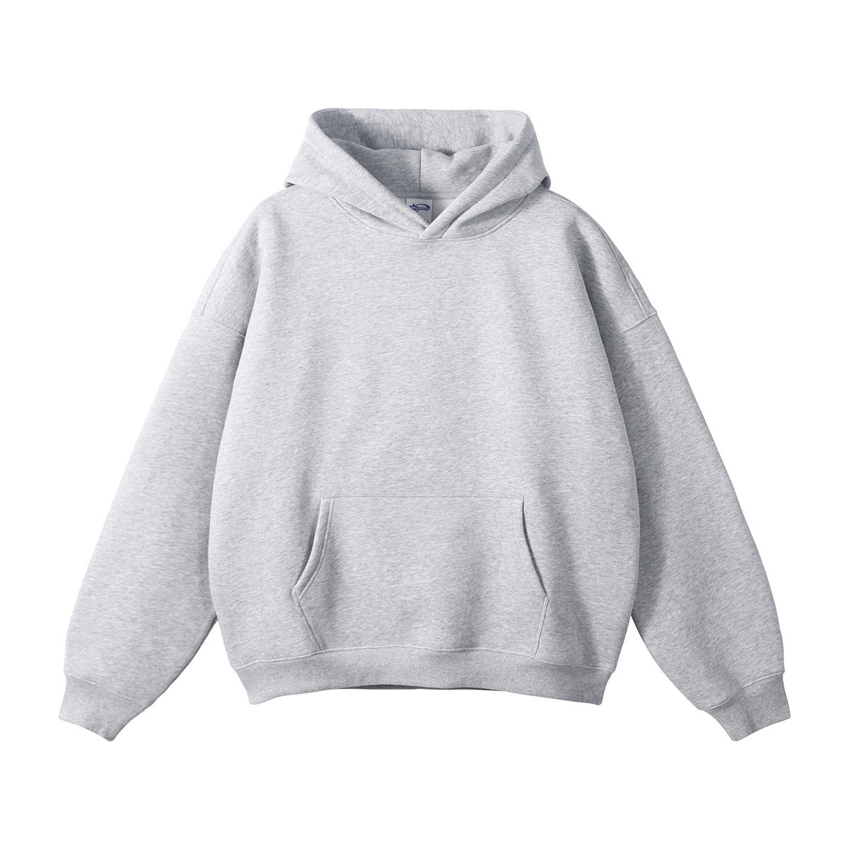Sudadera unisex holgada con capucha de algodón orgánico y bolsillo canguro