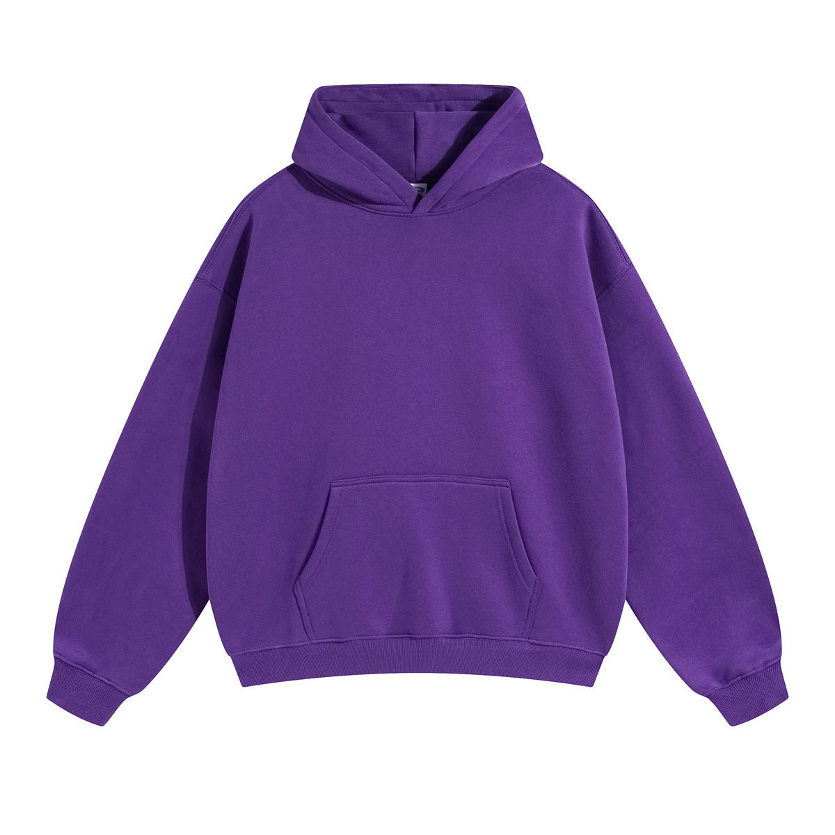 Sudadera unisex holgada con capucha de algodón orgánico y bolsillo canguro