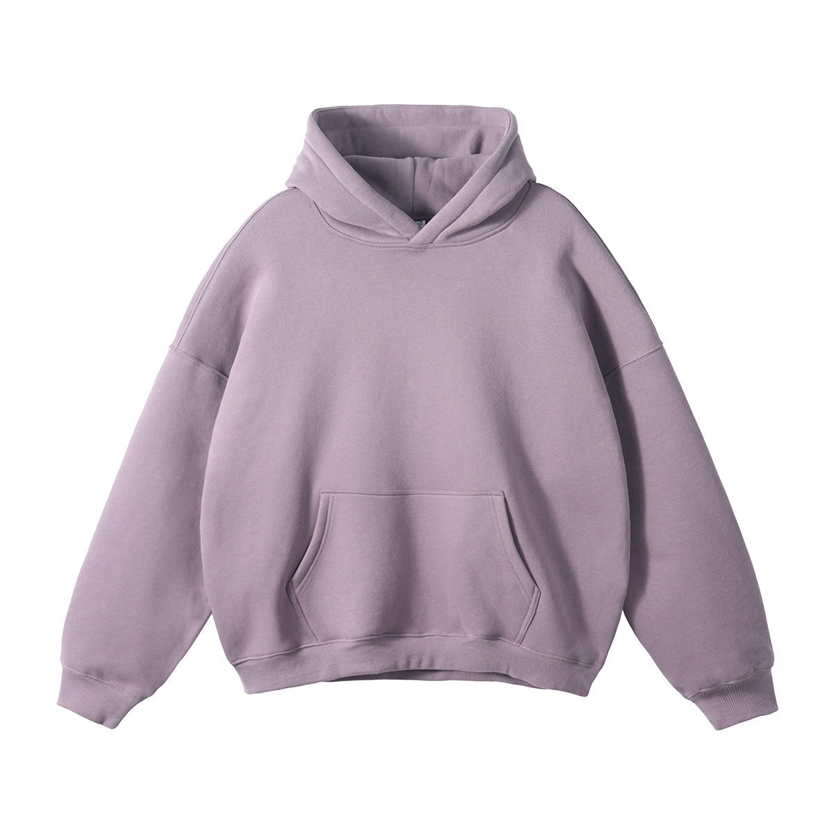 Sudadera unisex holgada con capucha de algodón orgánico y bolsillo canguro