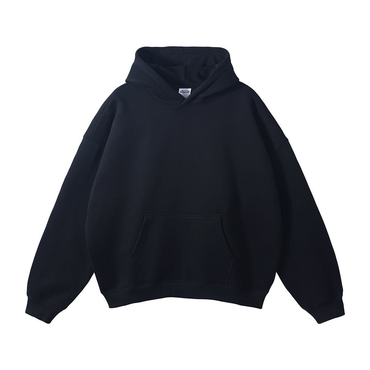 Sudadera unisex holgada con capucha de algodón orgánico y bolsillo canguro