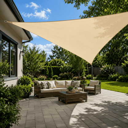 SUNNEST – Velas Solares Triangulares para Jardín y Patio