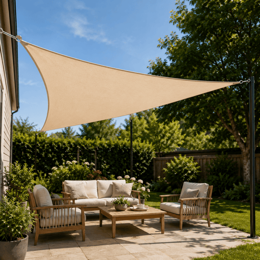 SUNNEST – Velas Solares Triangulares para Jardín y Patio