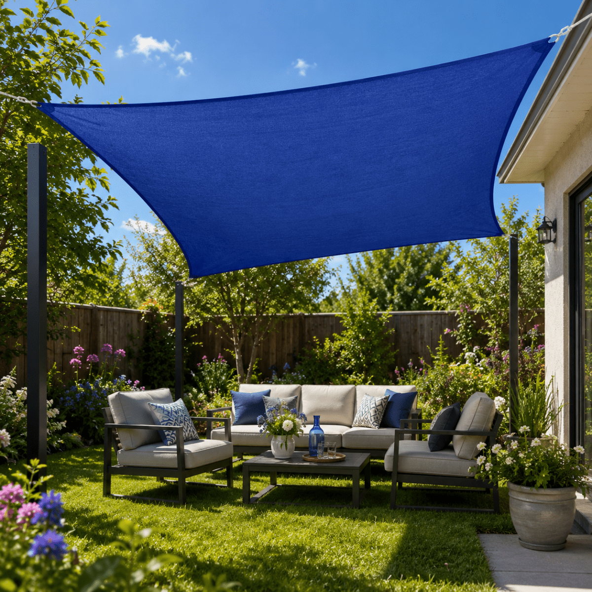 SUNSAIL – Velas Solares Impermeables con Protección UV para Terraza y Balcón