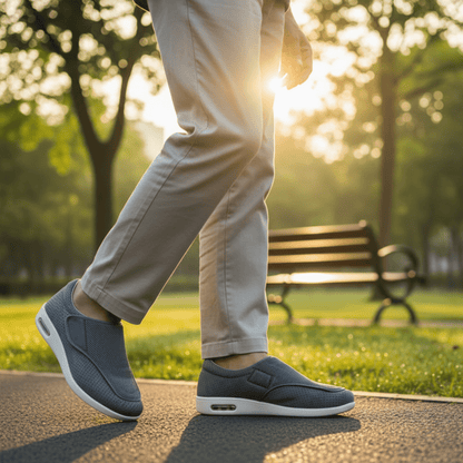 SWELLCOMFORT – Zapatos Diabéticos con Espuma de Memoria y Diseño de Cero Caída