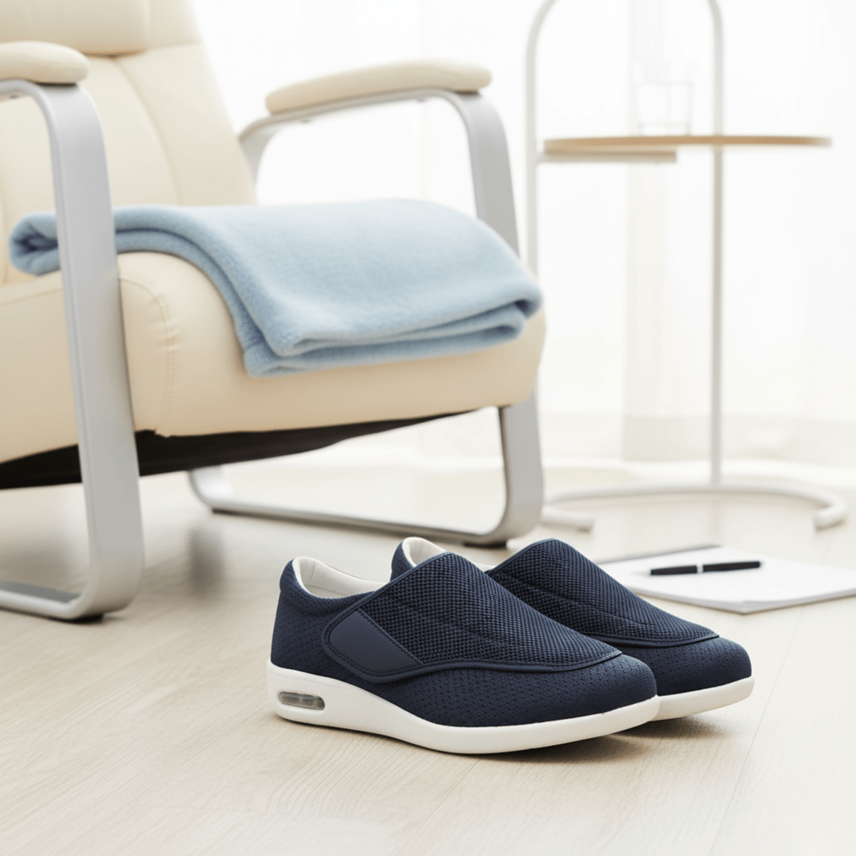 SWELLCOMFORT – Zapatos Diabéticos con Espuma de Memoria y Diseño de Cero Caída
