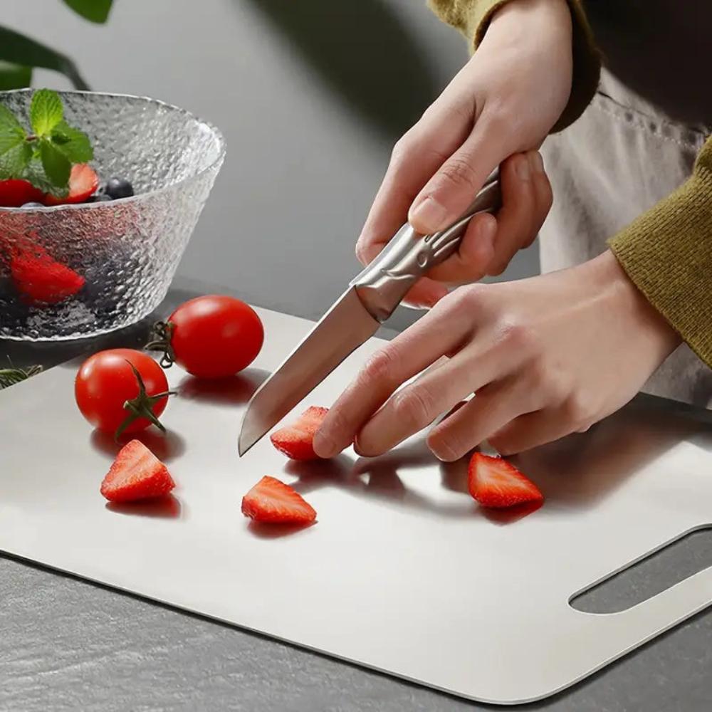 Tabla de Cortar de Acero Inoxidable Premium