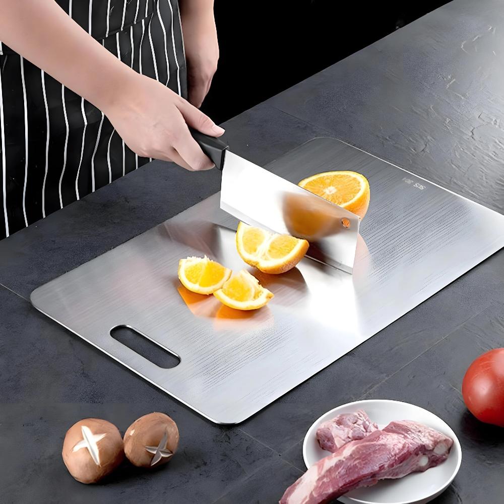 Tabla de Cortar de Acero Inoxidable Premium