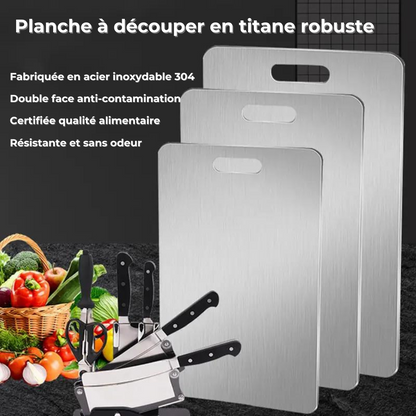 Tabla de Cortar de Titanio - Para una Cocina Saludable y Segura