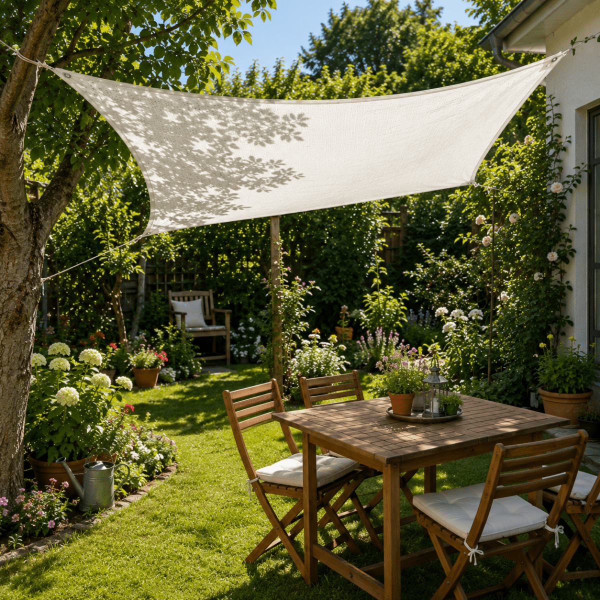 TERRACOVER – Red de sombra para terraza, balcón y jardín