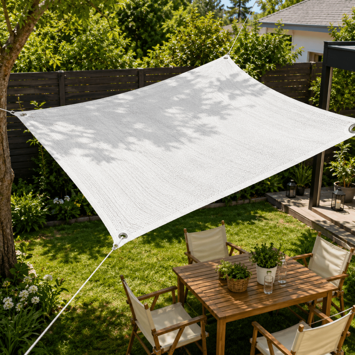 TERRACOVER – Red de sombra para terraza, balcón y jardín