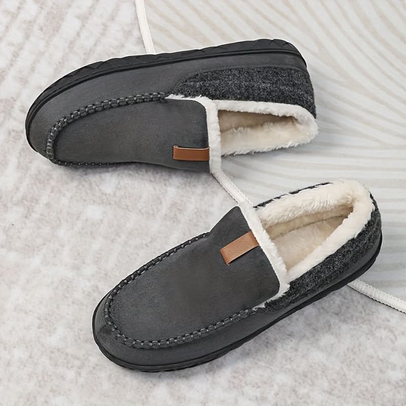 TERRAWOOL – Zapatos de Hombre Cálidos y Sin Cordones Hechos de Lana Sintética