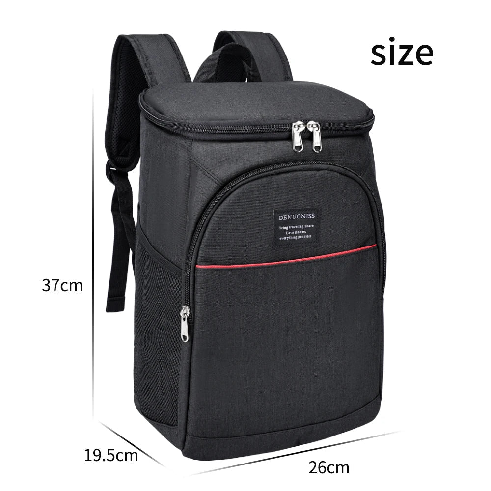 THERMOVEX – Mochila Cooler de 20L con Aislamiento Fuerte para Viajes Largos