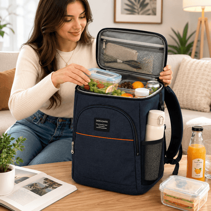 THERMOVEX – Mochila Cooler de 20L con Aislamiento Fuerte para Viajes Largos