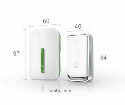 Timbre Inalámbrico Sin Batería Impermeable RingSafe™